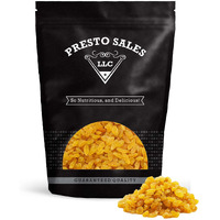 Raisins, Crop Year 2024 Fresh Bright Yellow Golden Seedless Sun-Dried, Naturally Sweet, Nutritious, Baking, Cooking, Snacking, Garnishing, Packed In A 3 Lbs. (48 Oz.) Resealable Bag By Presto Sales
