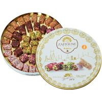 Zaitoune Premium Pistachio Turkish Delight - Handmade Turkish Sweet Authentic Turkish Lokum - Perfect For Dessert Or Gift, 650G