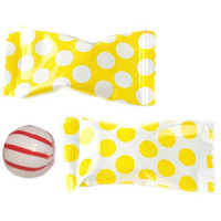 Polka Dot Peppermint Balls 100Ct -Individually Wrapped - (Yellow)