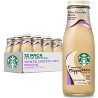 Starbucks Frappuccino Coffee Drink, White Chocolate Mocha 13.7 Fl Oz Bottles (12 Pack)