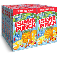 Wyler's Light Island Punch Singles To Go, Water Drink Mix, Fruity Red Punch, 10 Count, Pack Of 12 (120 Single Servings)