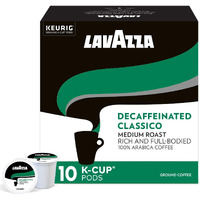 Lavazza Decaffeinated Classico Single-Serve Coffee K-Cups For Keurig Brewer, 10 Count Boxes (Pack Of 6)