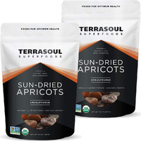 Terrasoul Superfoods Organic Apricots, 4 Lbs (2 Pack) - Sun-Dried | Unsulphured | Fiber