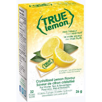True Citrus - True Lemon Crystallized Lemon (2 Boxes Of 32 = 64 Packets)