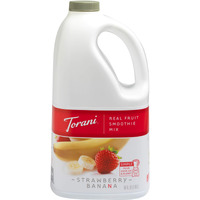 Torani Real Fruit Smoothie Mix, Strawberry Banana, 64 Ounce