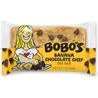 Bobo's Oat Bars, Banana Chocolate Chip, 3 Oz Bar (12 Pack), Gluten Free Whole Grain Snack And Breakfast Bar