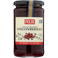 Swedish Lingonberry Preserves By Felix 14.5 Ounce (Pack Of 2)
