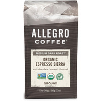 Allegro Coffee Organic Espresso Sierra Ground Coffee, 12 Oz