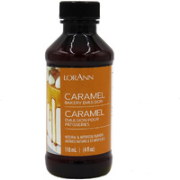 Lorann Oils Caramel Bakery Emulsion: Rich Caramel, Perfect For Boosting Sweet Caramel Notes In Cakes, Cookies & Desserts, Gluten-Free, Keto-Friendly, Caramel Extract Substitute Essential