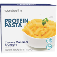 Wonderslim Protein Pasta, Macaroni & Cheese, 12G Protein, Low Calorie (5Ct)