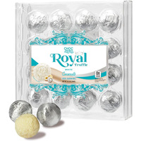 Choczero Gluten Free Truffle - White Chocolate Coconut Royal - No Sugar Added, Keto Friendly Gift (1 Box, 8.5Oz)