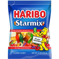 Haribo Gummi Candy, Starmix, 5.6 Oz Bag (Pack Of 12)