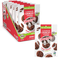 Lenny & Larry's The Complete Crunchy Cookie, Double Chocolate, 6G Plant Protein, Vegan, Non-Gmo, 4.25 Ounce Pouch (Pack Of 6)