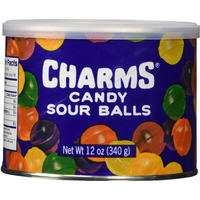 Charms Sour Balls Hard Candy Tin - 12 Oz Can