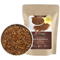 Fullchea - Himalayan Tartary Buckwheat Tea - Black Buckwheat - Roasted Buckwheat - Loose Leaf Herbal Tea - Caffeine Free - Non-Gmo - Gluten Free - 100% Natural 8Oz / 226G
