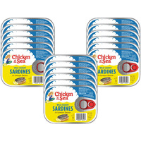 Chicken Of The Sea Sardines In Lemon Sauce, 3.75 Ounce Cans (Pack Of 18), Wild Caught Canned Sardines