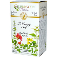 Celebration+Herbals+Teabags+Herbal+Tea+Bilberry+Leaf+Organic%2C+24+Bags