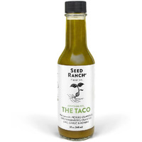 Seed Ranch Gourmet Everything But The Taco Hot Sauce, Medium Heat Taco Sauce - Vegan, Non-Gmo Taco Seasoning, No Preservatives Or Artificial Sugar, Authentic Taqueria Flavor In A Bottle