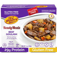 Kosher For Passover Gluten Free Meals, Beef Goulash Stew With Vegetables (1 Pack) Mre Meat Ready To Eat, Prepared Entree Fully Cooked, Shelf Stable Food Microwave Dinner - Traveler Backpacker