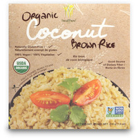 Healthee Organic Brown Rice, Gluten Free, Fully Cooked And Ready-To-Eat, Usda Certified Organic, Gmo-Free, Microwaveable (Coconut, Pack Of 4)