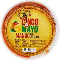 Cinco De Mayo Mango Rim Dip Cocktail Rim Dressing (3 X 7.6 Oz. Containers)