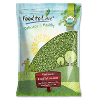 Food To Live Organic Green Split Peas, 15 Pounds Non-Gmo, Dried, Vegan, Kosher, Bulk. Easy To Cook. Great Source Of Protein, Fiber, Essential Minerals For Pea Soup, Stews, Salads. Product Of Canada.