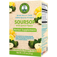 Dr. Tea Wellness Soursop Herbal Tea With Lemon Flavor - 20 Tea Bags