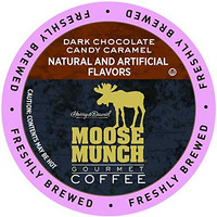 Moose Munch Coffee In Single Serve Cups For Use With All Keurig K-Cups Brewers 36 Count (Dark Chocolate Candy Caramel)