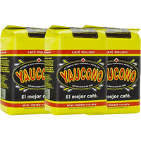 Yaucono Coffee Arabica Medium Roast Ground, Roasted And Bagged In Puerto Rico, 8 Ounce (Pack Of 3)
