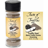 Truffle Dust Seasoning, Truffle & Mushrooms Powder Seasoning, Truffle Gourmet Food Condiments Vegan And Vegetarian Friendly (Black Truffle, 2.47Oz (70G))