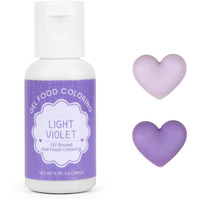 Oil Based Food Coloring For Chocolate, 20Ml Edible Light Violet Oil Based Food Coloring Gel For Cake Decorating, Sugar, Candy Melts, Baking, Cookies, Icing Frosting, Meringues, Cream- 0.7 Fl. Oz(Light Violet)
