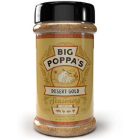 Big Poppas Desert Gold Seasoning - Irresistible Lemon & Mediterranean Flavors Blend Dry Seasoning - Gluten-Free Spice Mix - Chicken & Fish Seasoning For Cooking With Citrus Flavor (11.5 Oz)