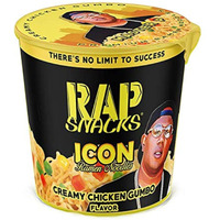 Rap Snacks Creamy Chicken Gumbo Icon Ramen Noodles Master P-Pack Of 12