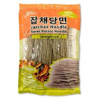 Apexy Sweet Potato Glass Noodles Straight Cut, Japchae Noodles, Korean Vermicelli Pasta, Fat-Free And Gluten-Free, 100% Sweet Potato Starch, No Additive, No Alum Inside, 10.58Oz (Pack Of 1)