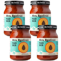 Mrs. Renfros Peach Salsa - Gluten Free (16-Oz. Jars, 4-Pack)