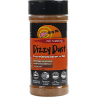 Dizzy Pig Coarse Grind Dizzy Dust All-Purpose Barbecue Seasoning Rub (8Oz. Shaker) - Seasons 30+Lbs Of Food - Hand Made In The Usa - Msg Free, Gluten Free