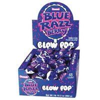Charms Blow Pops Blue Razz Berry Flavor, 48 Count (Pack Of 1)