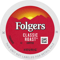 Folgers Classic Roast Medium Roast Coffee, 24 K Cups For Keurig Coffee Makers