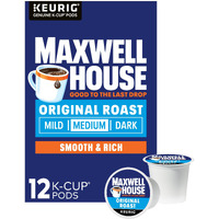 Maxwell House Original Roast Medium Roast Keurig K-Cup Coffee Pods (12 Ct Box)