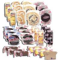 Hostess Variety Pack | Cupcakes, Cinnamon Rolls, Danish, Ding Dongs, Twinkies, Zingers | 30 Count