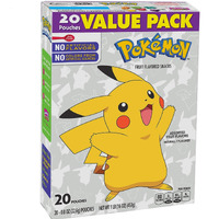 Betty Crocker Fruit Snacks Pokemonfruit Flavored Snacks Pouches, 20 Ct