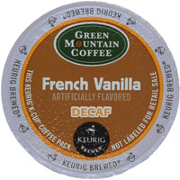 Green Mountain Coffee, French Vanilla Decaf, Single-Serve Keurig K-Cup Pods, Light Roast, 48 Count (2 Boxes Of 24 Pods)