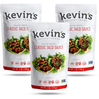 Kevin's Natural Foods Classic Taco Sauce - Keto And Paleo Simmer Sauce - Stir-Fry Sauce, Gluten Free, No Preservatives, Non-Gmo - 3 Pack (Classic Taco)