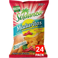 Soldanza Pepper Sweet Plantain Chips, 2.5 Ounce (Pack Of 24)