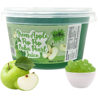 Fusion Select Green Apple Boba Bursting Bobaz Popping Bobaz Pearls Fruit Tea Snack Toppings