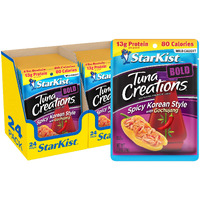 Starkist Tuna Creations Bold Spicy Korean Style With Gochujang, 2.6 Oz, Pack Of 24