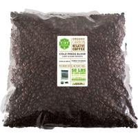 Tiny Footprint Coffee - Organic Cold Press Elixir Cold Brew | Blend Of Light & Dark Roasts, Whole Bean Coffee | Fair Trade, Shade Grown & Carbon Negative | 3 Pounds