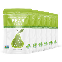 Natures Turn Freeze-Dried Fruit Snacks, Pear Crisps, Pack Of 6 (0.53 Oz Each)
