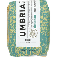 Caffe Umbria Fresh Seattle Whole Bean Roasted Coffee, Leone Blend Light Roast 12Oz. Bag