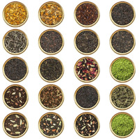 Vahdam, World Top 20 Tea Sampler - Black, Green, Chai, Herbal Tea & More | Assorted Tea Gift Variety Pack | Tea Gift Set For Women Men Parents Family Friends Coworkers